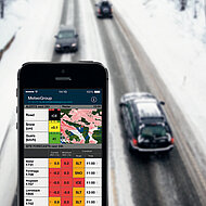 MeteoGroup bietet spezielle Wetter-App f&uuml;r Winterdienst-Kunden