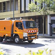 Kehrmaschine VS4 von BROCK &ndash; kompakt und saugstark