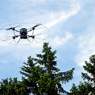 Sonderschau "Drohnen in der Forstwirtschaft" bei der KWF-Tagung 2016