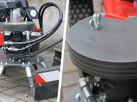  Wildkrautb&uuml;rste Typ WKBH II: radikale Wildkrautentfernung ohne Chemie