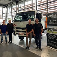 Bauhof Bad Rippoldsau erh&auml;lt Messefahrzeug FUSO Canter 6C18 4x4