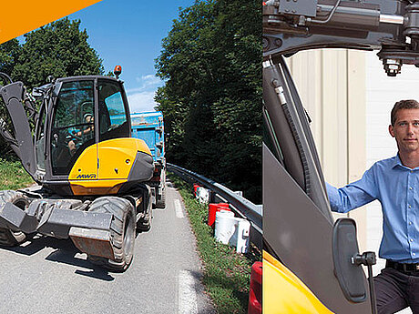 Interview-Reihe 2018: Was die neuen MWR-Mobilbagger von Mecalac mit (k)einem Schaukelpferd verbindet