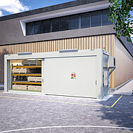 Große Akkus – größter Schutz: neues Lagersystem präsentiert