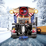 LED-Wechselverkehrszeichen: zusätzliche Warneinrichtung für Streufahrzeuge