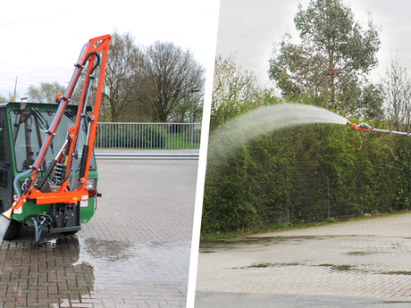 Gießarm FS 3000 mit hoher Sprühreichweite