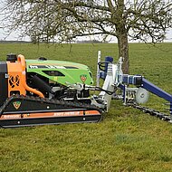 Funkraupen von VOGT mit neuem Doppelmesser-M&auml;hwerk