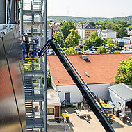 Emissionsfreie Maschinen für grüne Energie im Einsatz