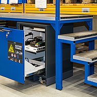 Asecos stellt Unterbauschrank Battery Charge U9 vor