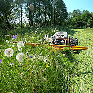 Profi-Rasenm&auml;her Raymo: Ger&auml;uscharm und emissionsfrei