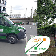 Stadt Frankfurt: Arbeiten mit dem RUTHMANN Hybrid-Steiger