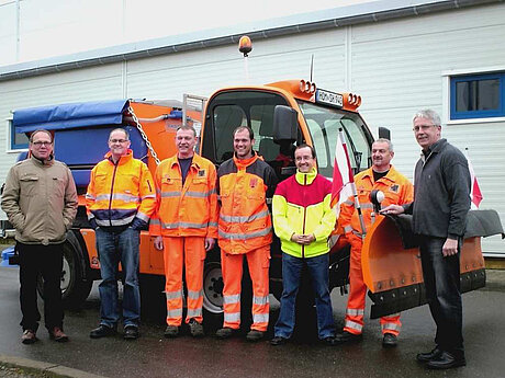 AUSA M350H im Baubetriebshof Homburg (Saar)