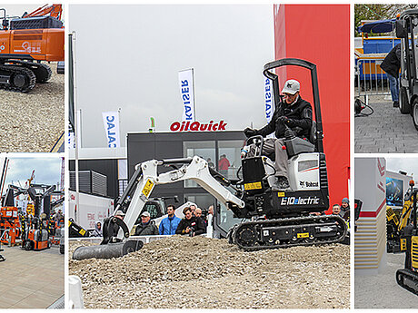 bauma: Hersteller setzen immer häufiger auf Elektrifizierung und vernetzte Maschinenkommunikation