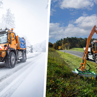 Unimog auf der GaLaBau 2024: neue Systeme für die moderne Straßenunterhaltung