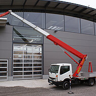 Neues Aufbaukonzept der Palfinger 210 BK auf den Platformers&rsquo; Days