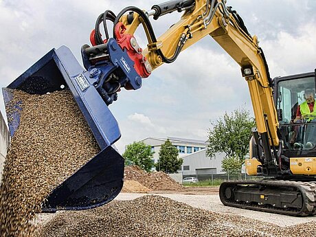 Ein wendiges Team: Lehnhoff Variolock, Symlock und Schwenkl&ouml;ffel