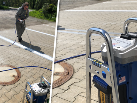 SP 380 AKKU: Markierung ohne Stromkabel