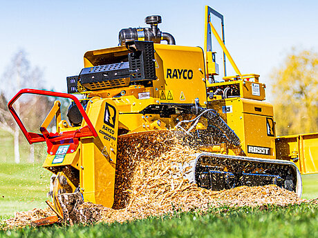 Sauberer, leiser und intelligenter: RAYCO-Fr&auml;sen mit Benzinmotor