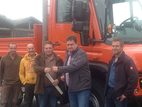 Ein Unimog geht nach 32 Jahren und 538.000 Kilometern in Rente