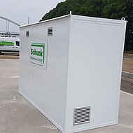 Schunk Mobilraum ist Teil der ersten LNG-Schiffstankstelle Europas