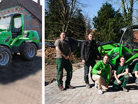Feste Gr&ouml;&szlig;e &ndash; GaLaBauer Garts setzt auf die finnischen Lastenheber von Avant