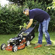 Herkules Rasenm&auml;her mit Asth&auml;cksler