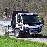 Aebi Transporter VT450 Vario mit Multifunktions-Spezialaufbau f&uuml;r cablex