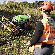 St&ouml;rungsfreier Hochfrequenz-Funk f&uuml;r VOGT-Raupen