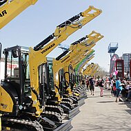 Die neuen Yanmar-Modelle begeistern beim Fr&uuml;hlingsfest von M&V Veit Baumaschinen 