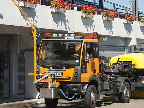 Winterdiensttechnik im Sommereinsatz