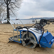 Sandreinigungsmaschinen: reinigen und durchl&uuml;ften 