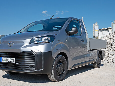 Toyota Proace Electric: ein Transporter für den Bauhof
