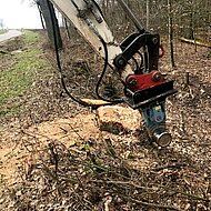 Rockwheel Holzschneidrad: Der Turbo beim Stubbenfr&auml;sen