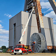 Neu im mateco-Mietpark: Lkw-Arbeitsb&uuml;hne LT 301 D mit 30 Metern auf 3,5 Tonnen 