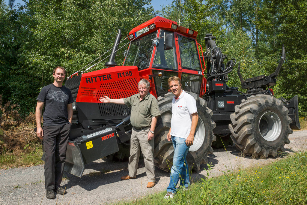 Ritter geht mit seinem Skidder R185 auf die Wünsche der Käufer ein