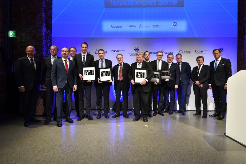 Fünf Sieger beim bauma Innovationspreis 2019 
