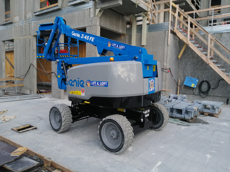 Gelungener Start der Genie-Z-45-FE-Hybrid-Gelenkteleskopbühne