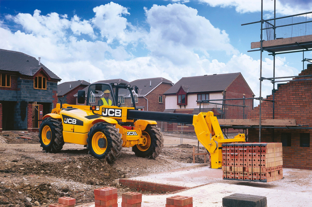 Neue JCB Teleskopen mit Ecomax-Motor bis zu 7% weniger Verbrauch