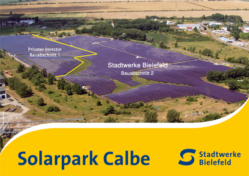 Solarpark Calbe - Stadtwerke Bielefeld