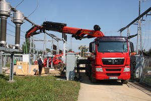 Der perfekte Ladekran, mit dem zweiten Knicksystem bis 31m seitliche Reichweite. Durch das Schwingungsd&auml;mpfungssystem und der feinf&uuml;hligen Fernsteuerung sind Montagearbeiten in gro&szlig;er Entfernung ein Kinderspiel.