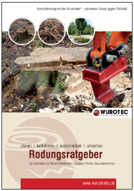 Im Rodungsratgeber von Wurotec wird genau beschrieben, worauf es bei der Arbeit mit der Wurzelratte ankommt    