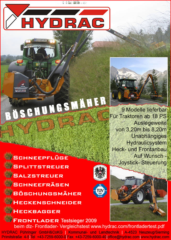 Hydrac B&ouml;schungsm&auml;her