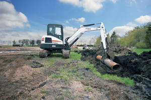 Der neue 5,5-Tonnen-Kompaktbagger von Bobcat