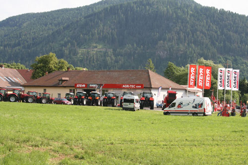 Firmengel&auml;nde des neuen Steyr und Case IH St&uuml;tzpunktes AGRI-TEC Eder