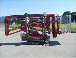Die neue Raupen-Arbeitsbühne Goldlift 17.80XL IIIS aus dem Hause Hinowa