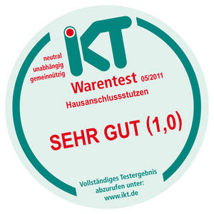 IKT-Siegel f&uuml;r Awadock Polymer Connect