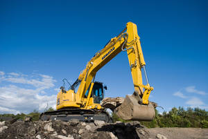 Komatsu bringt neuen Hydraulikbagger PC228USLC-8 auf den Markt Foto: Komatsu