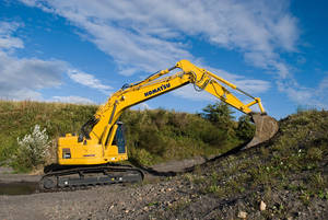 Komatsu bringt neuen Hydraulikbagger PC228USLC-8 auf den Markt Foto: Komatsu