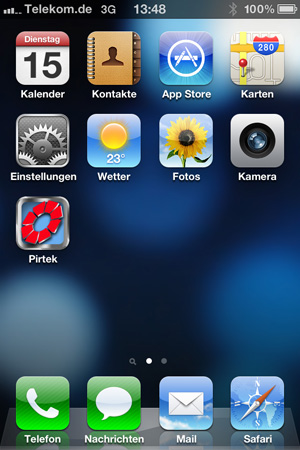 Neu: Pirtek App für iPhone & Co.