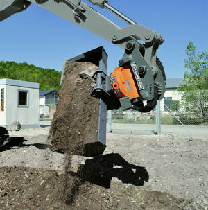 Tiltrotator TR06NOX für Midi-Bagger