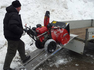Mauderer Alu-Auffahrrampen f&uuml;r den Winterdienst